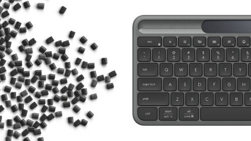 Logitech Signature Slim Solar+ K980 keyboard Universal RF Wireless + Bluetooth QWERTY US English Graphite