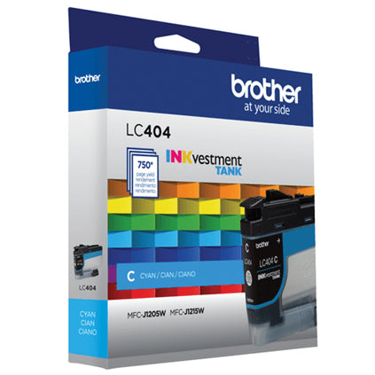 Brother LC404CS ink cartridge 1 pc(s) Original Standard Yield Cyan