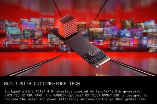 SanDisk Optimus GX 7100X 2 TB M.2 PCI Express 4.0 NVMe TLC 3D NAND