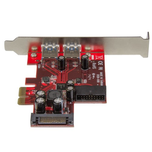 StarTech.com PEXUSB3S2EI interface cards/adapter Internal SATA, USB 3.2 Gen 1 (3.1 Gen 1)