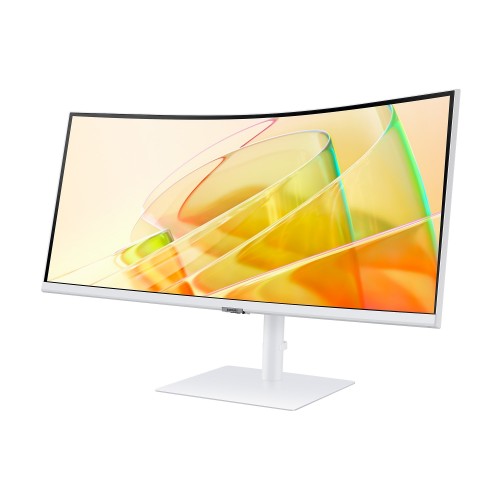 Samsung LS34C650TANXGO computer monitor 34" 3440 x 1440 pixels 4K Ultra HD LED White