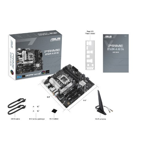 ASUS PRIME B760M-A AX D4 Intel B760 LGA 1700 micro ATX