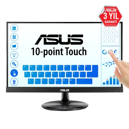 ASUS VT229H computer monitor 21.5" 1920 x 1080 pixels Full HD LED Touchscreen Black