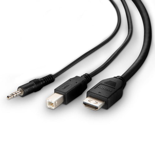 Belkin F1DN1CCBL-DH6t KVM cable Black 70.9" (1.8 m)