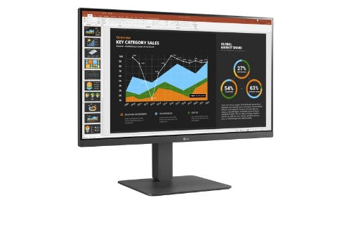 LG 27BR650B-C computer monitor 27" 1920 x 1080 pixels Full HD LED Gray