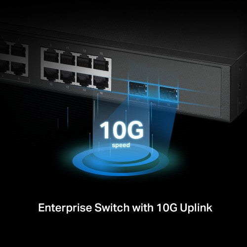 TP-Link Omada SG3218XP-M2 network switch Managed L2+ 2.5G Ethernet (100/1000/2500) Power over Ethernet (PoE) 1U Black