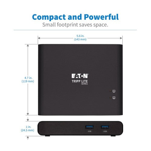 Tripp Lite B003-HC2-DOCK1 KVM switch Black