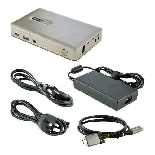 StarTech.com DKM30CHDPD laptop dock/port replicator Wired USB 3.2 Gen 1 (3.1 Gen 1) Type-C Gray