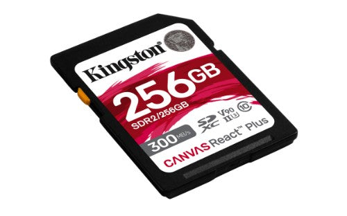 Kingston Technology Canvas React Plus 256 GB SD UHS-II Class 10