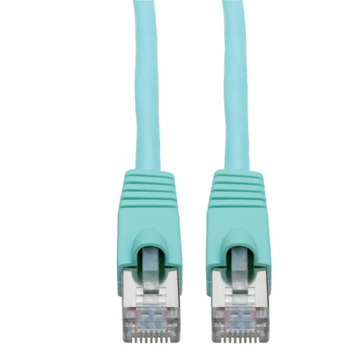 Tripp Lite N262-035-AQ networking cable Aqua color 420.5" (10.7 m) Cat6a S/UTP (STP)