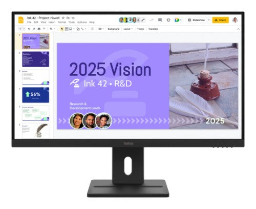 Lenovo ThinkVision E27Q-40 computer monitor 27" 2560 x 1440 pixels Wide Quad HD LED Black