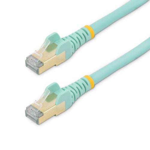 StarTech.com C6ASPAT15AQ networking cable Aqua color 181.1" (4.6 m) Cat6a