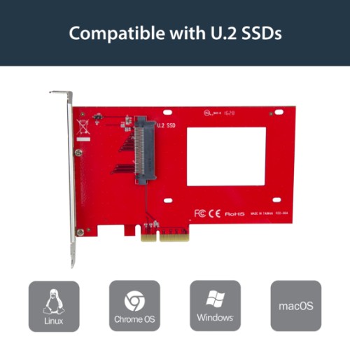 StarTech.com PEX4SFF8639 interface cards/adapter Internal U.2