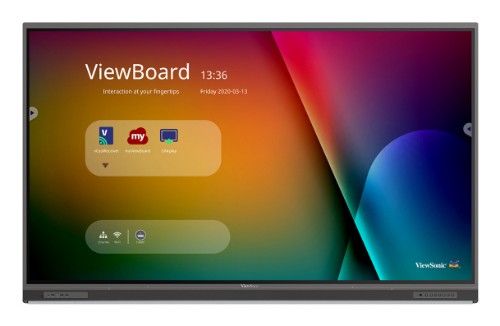 Viewsonic IFP8652-1C interactive whiteboard 85.6" 3840 x 2160 pixels Touchscreen Black