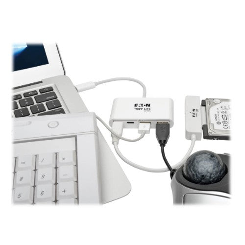 Tripp Lite U460-004-2A2C interface hub USB 3.2 Gen 1 (3.1 Gen 1) Type-C 5000 Mbit/s