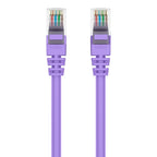 Belkin A3L980-75-PUR-S networking cable Purple 900" (22.9 m) Cat6 U/UTP (UTP)