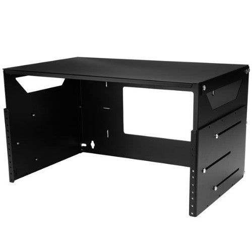 StarTech.com WALLSHELF4U rack cabinet 4U Wall mounted rack Black