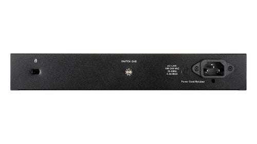 D-Link DGS-1024D network switch Unmanaged Gigabit Ethernet (10/100/1000) 1U Black, Silver
