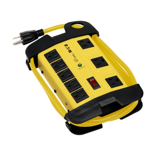 Tripp Lite TLM825SA surge protector Yellow 8 AC outlet(s) 120 V 299.2" (7.6 m)