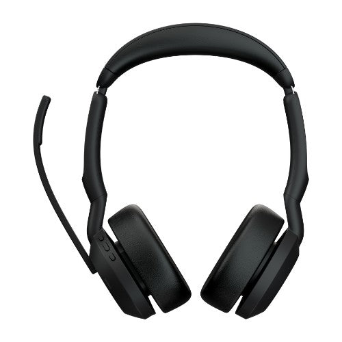 Jabra Evolve2 55 Headset Wireless Head-band Office/Call center USB Type-C Bluetooth Charging stand
