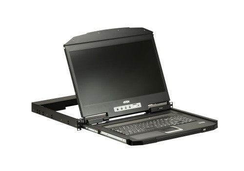 ATEN CL3700NW rack console 18.5" 1920 x 1080 pixels Metal, Plastic Black 1U