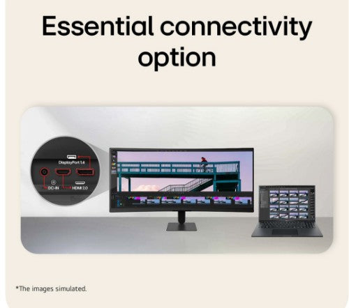 LG 34U601B-B computer monitor 34" 3440 x 1440 pixels Dual WQHD LCD Black