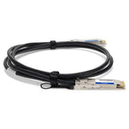 AddOn Networks CAB-D-D-400G-2M-AO InfiniBand/fibre optic cable 78.7" (2 m) QSFP-DD Black, Silver