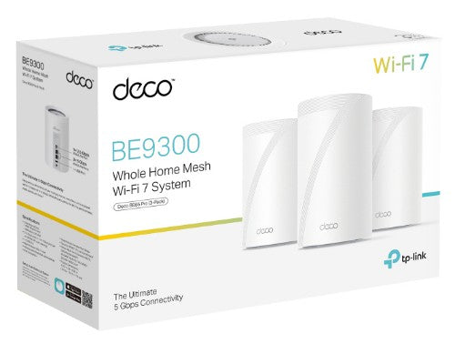 TP-Link Deco BE65 Pro Tri-band (2.4 GHz / 5 GHz / 6 GHz) Wi-Fi 7 (802.11be) White 3 Internal