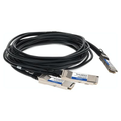 AddOn Networks MCP7H50-H01AR30-AO InfiniBand/fibre optic cable 59.1" (1.5 m) QSFP56 2xQSFP56 Black, Silver