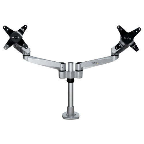 StarTech.com ARMDUALPS monitor mount / stand 27" Desk Silver