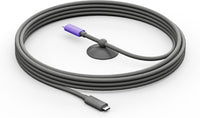 Logitech 952-000195 USB cable USB 3.2 Gen 2 (3.1 Gen 2) 196.9" (5 m) USB C Graphite, Violet