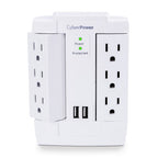 CyberPower CSP600WSURC2 surge protector White 6 AC outlet(s) 125 V