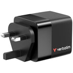Verbatim GaN Charger 65W Universal Black AC Fast charging Indoor