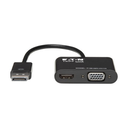 Tripp Lite P136-06N-HV-V2 video cable adapter 5.91" (0.15 m) DisplayPort HDMI/VGA Black