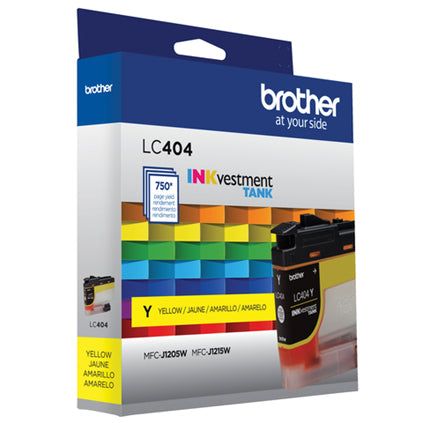 Brother LC404YS ink cartridge 1 pc(s) Original Standard Yield Yellow
