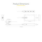 StarTech.com 5G4AB-USB-A-HUB interface hub USB 3.2 Gen 1 (3.1 Gen 1) Type-A 5000 Mbit/s Gray