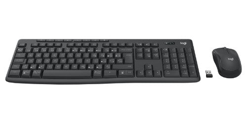 Logitech MK370 Combo for Business keyboard Mouse included Office Bluetooth QWERTY French Graphite