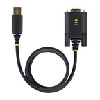 StarTech.com 1P10FFC-USB-SERIAL serial cable Black 118.1" (3 m) USB Type-A DB-9