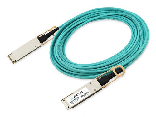 Axiom QSFP-100G-AOC5M-AX InfiniBand/fibre optic cable 196.9" (5 m) QSFP28 Aqua color