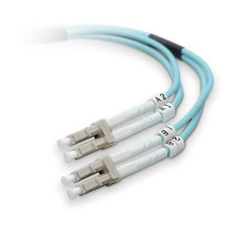 Belkin LC - LC, MMF, OM4, 3m InfiniBand/fibre optic cable 118.1" (3 m) OFC Turquoise