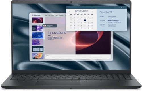 DELL Pro 15 Essential PV15255 AMD Ryzen™ 5 7520U Laptop 15.6" Full HD 8 GB LPDDR5-SDRAM 512 GB SSD Wi-Fi 5 (802.11ac) Windows 11 Pro US English Black