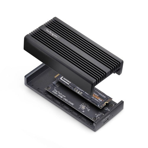 StarTech.com 1USB4-NVME-ENCLOSURE storage drive enclosure SSD enclosure Black M.2