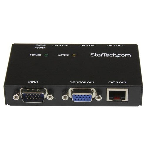StarTech.com ST1214T AV extender AV transmitter & receiver Black