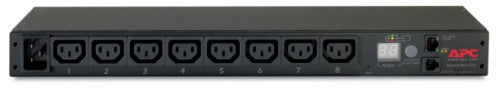 APC AP7821B power distribution unit (PDU) 8 AC outlet(s) 0U/1U Black