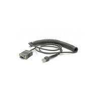 Zebra CBA-R71-C09ZAR serial cable Black 110.2" (2.8 m) RS232 DB9