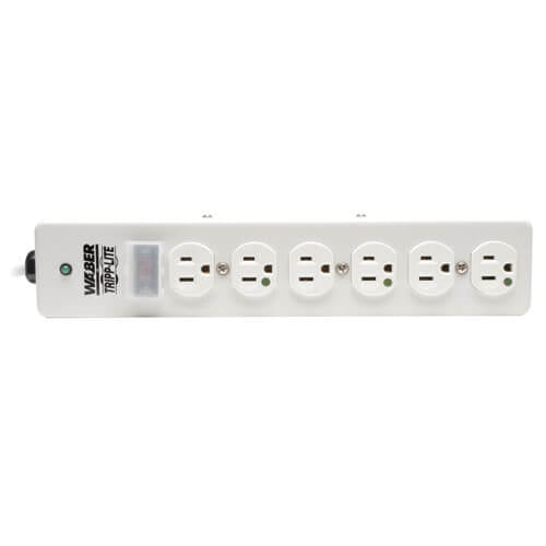 Tripp Lite SPS606HGRA surge protector White 6 AC outlet(s) 120 V 118.1" (3 m)