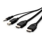 Belkin F1DN2CCBL-DH6t KVM cable Black 70.9" (1.8 m)