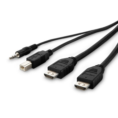 Belkin F1DN2CCBL-DH6t KVM cable Black 70.9" (1.8 m)