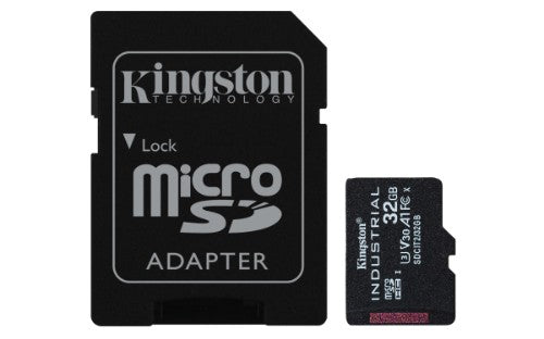 Kingston Technology Industrial 32 GB MicroSDHC UHS-I Class 10