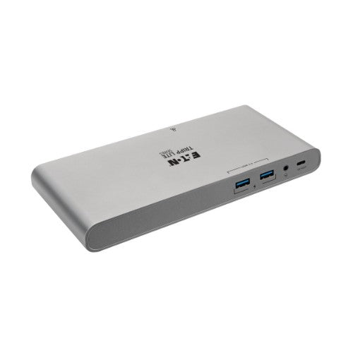 Tripp Lite U442-DOCK4-INT laptop dock/port replicator Wired USB 3.2 Gen 2 (3.1 Gen 2) Type-C Gray
